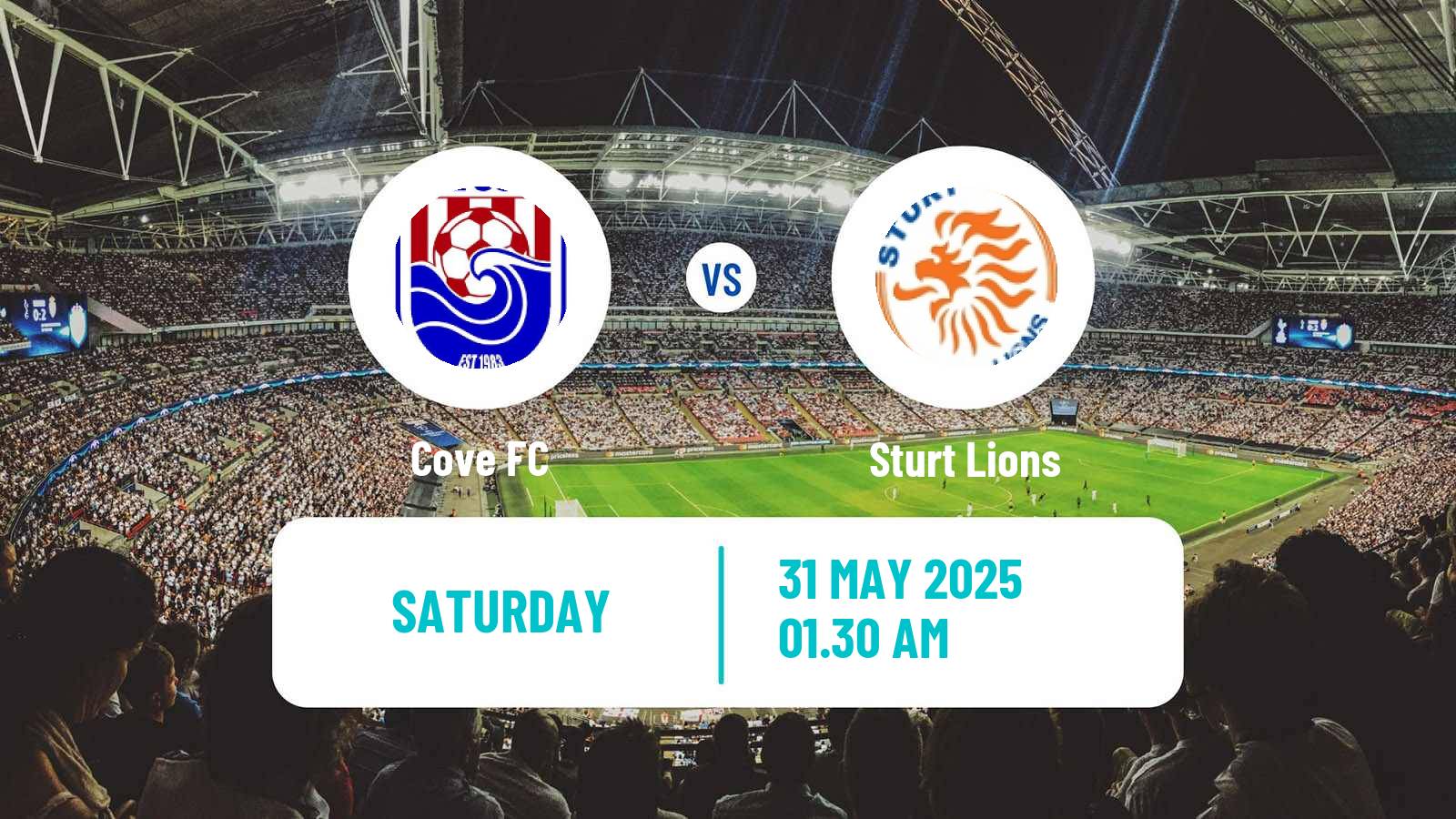 Soccer Australian SA State League Cove - Sturt Lions