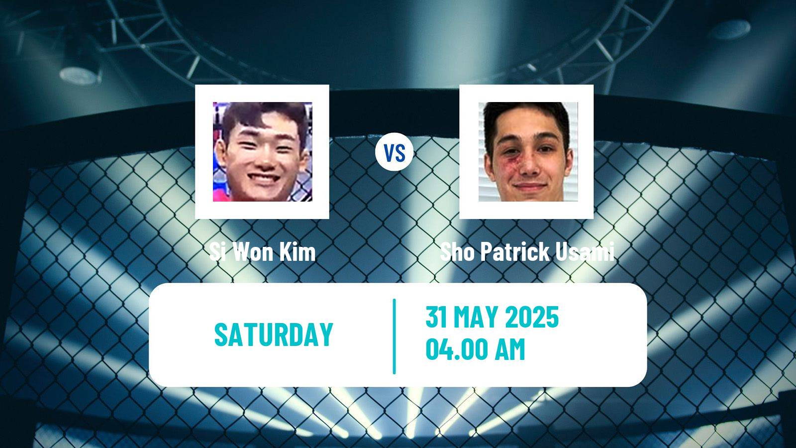 MMA Lightweight Rizin Men Si Won Kim - Sho Patrick Usami