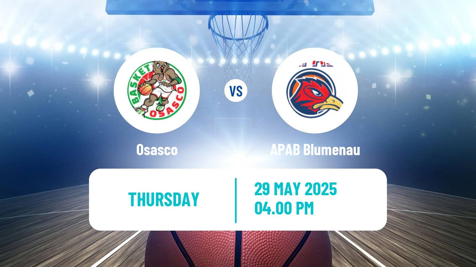 Basketball Brazilian CBB Basketball Osasco - APAB Blumenau