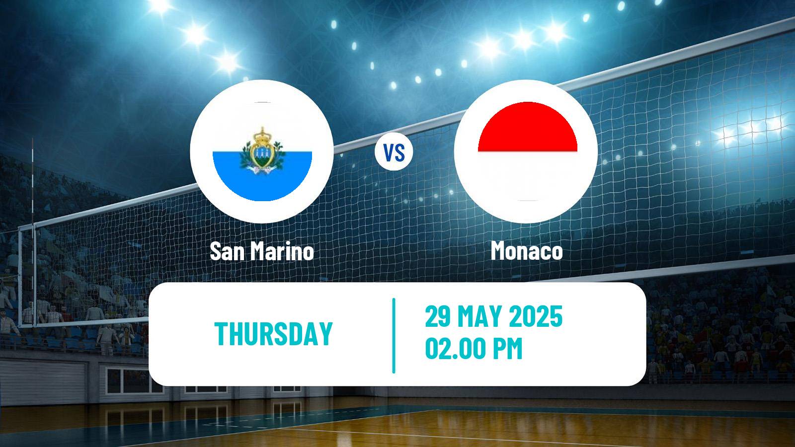 Volleyball Games of the Small States of Europe Volleyball San Marino - Monaco