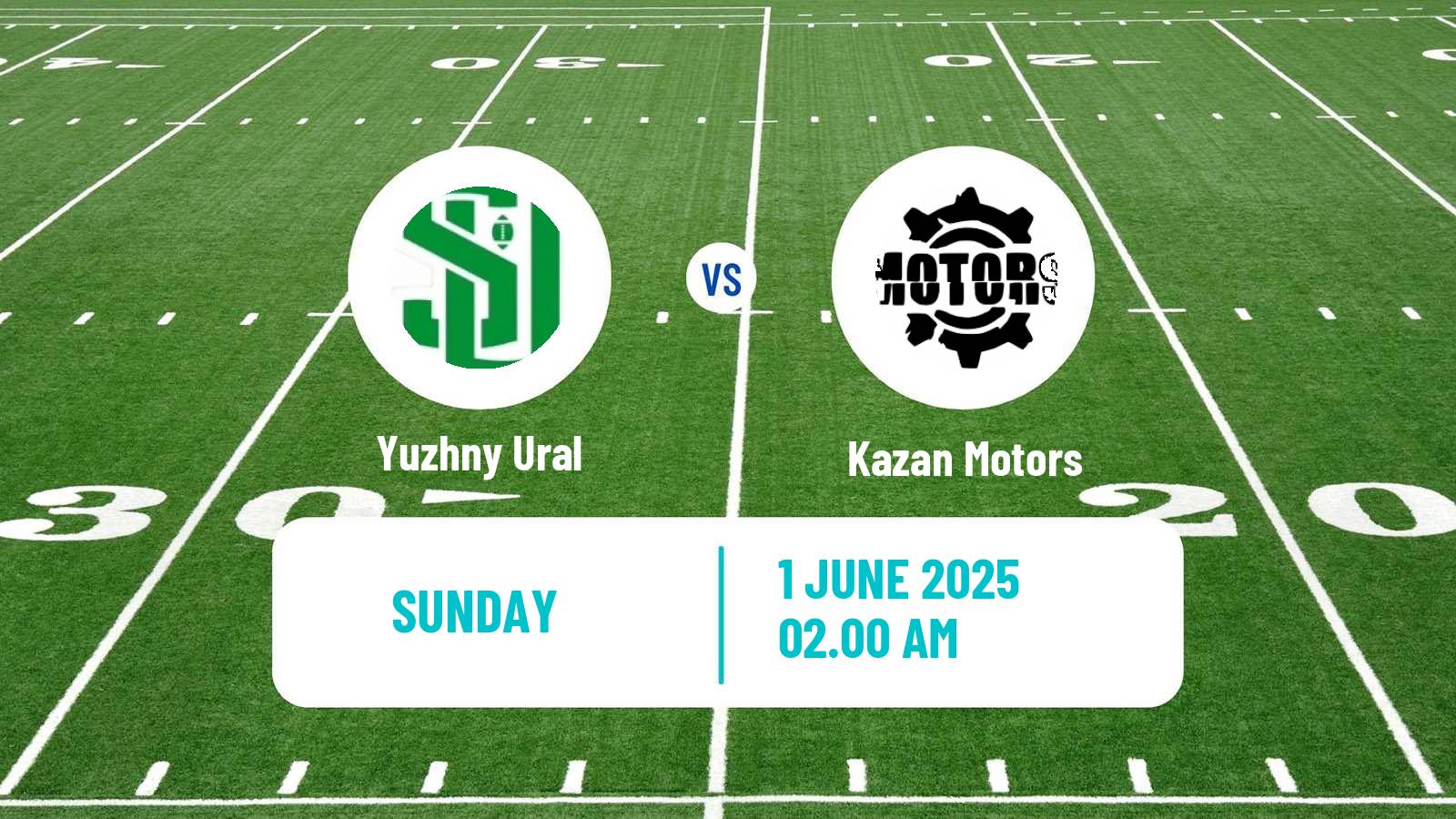 American football Russian Superleague American Football Yuzhny Ural - Kazan Motors