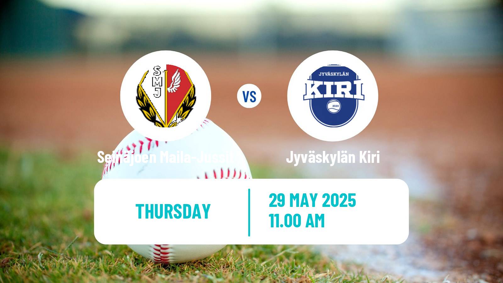 Pesapallo Finnish Ykköspesis Seinäjoen Maila-Jussit - Jyväskylän Kiri