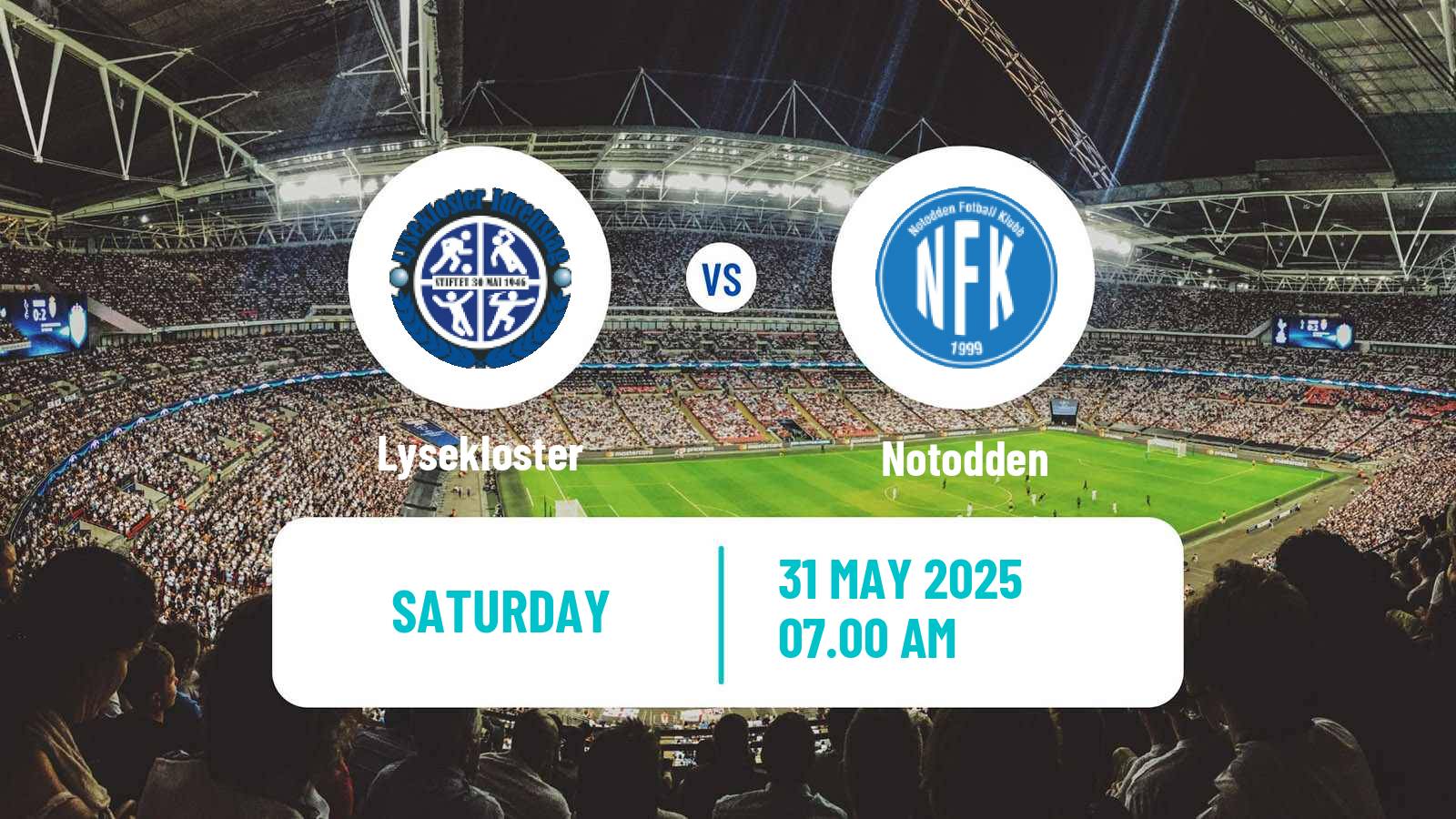 Soccer Norwegian Division 2 - Group 1 Lysekloster - Notodden