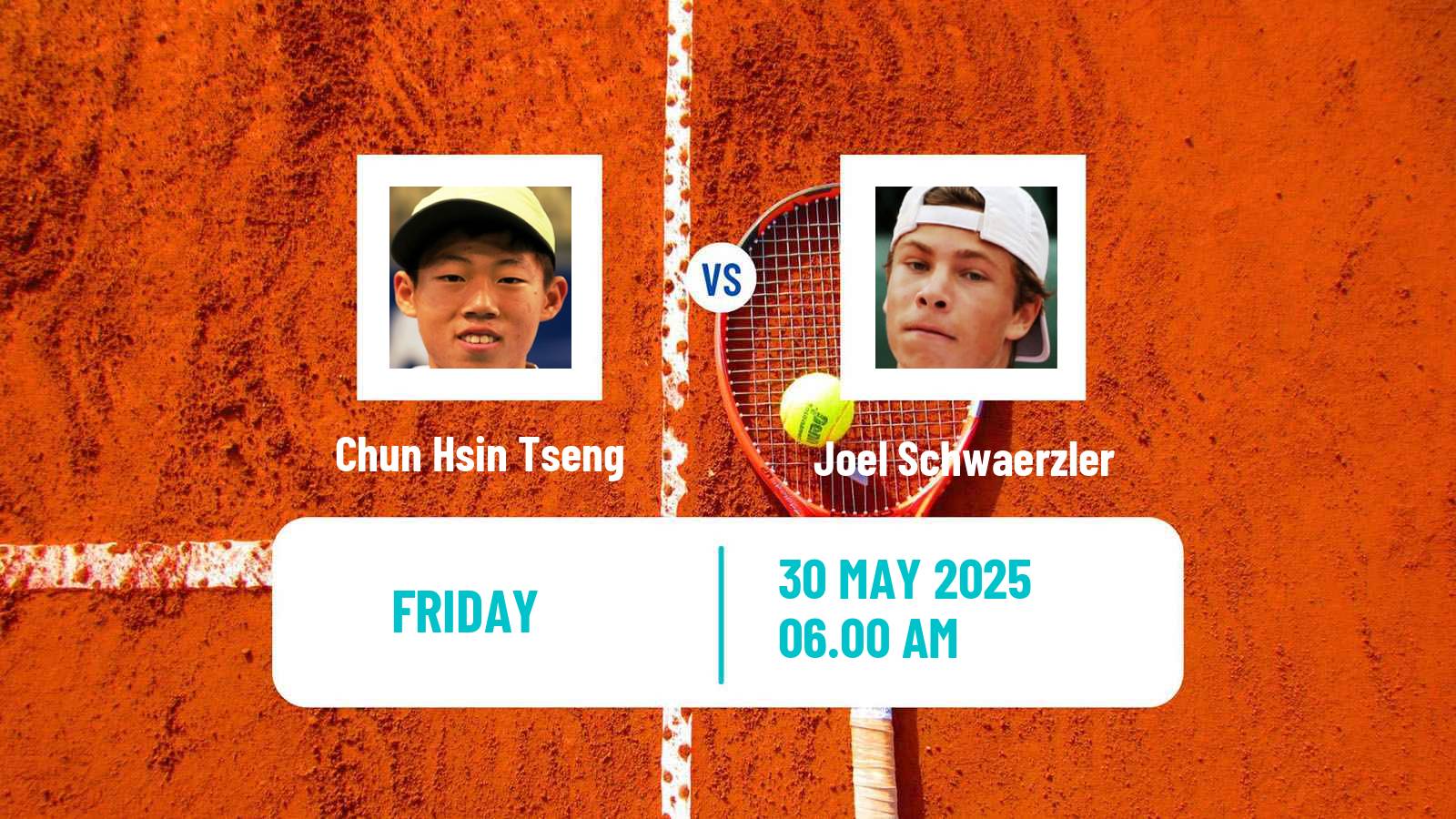 Tennis Vicenza Challenger Men Chun Hsin Tseng - Joel Schwaerzler