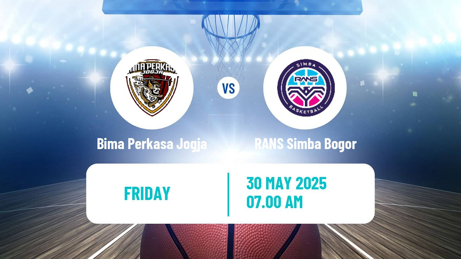 Basketball Indonesian IBL Bima Perkasa Jogja - RANS Simba Bogor