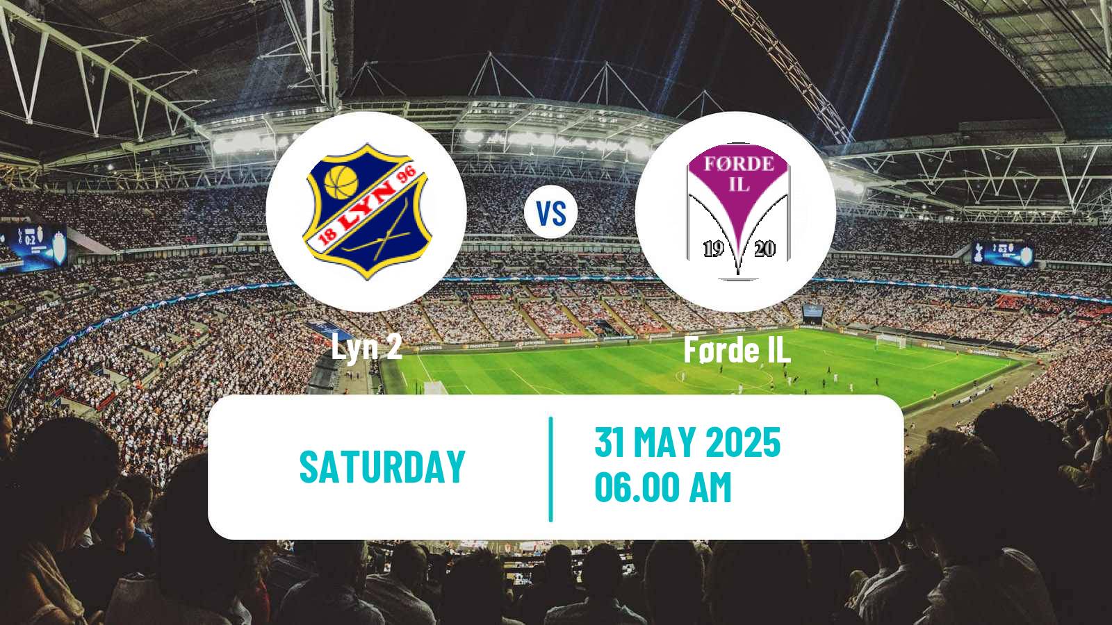 Soccer Norwegian Division 3 - Group 4 Lyn 2 - Førde