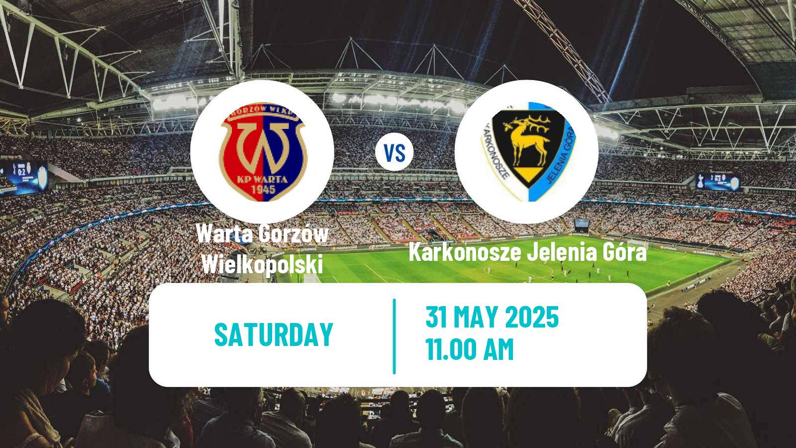 Soccer Polish Division 3 - Group III Warta Gorzów Wielkopolski - Karkonosze Jelenia Góra