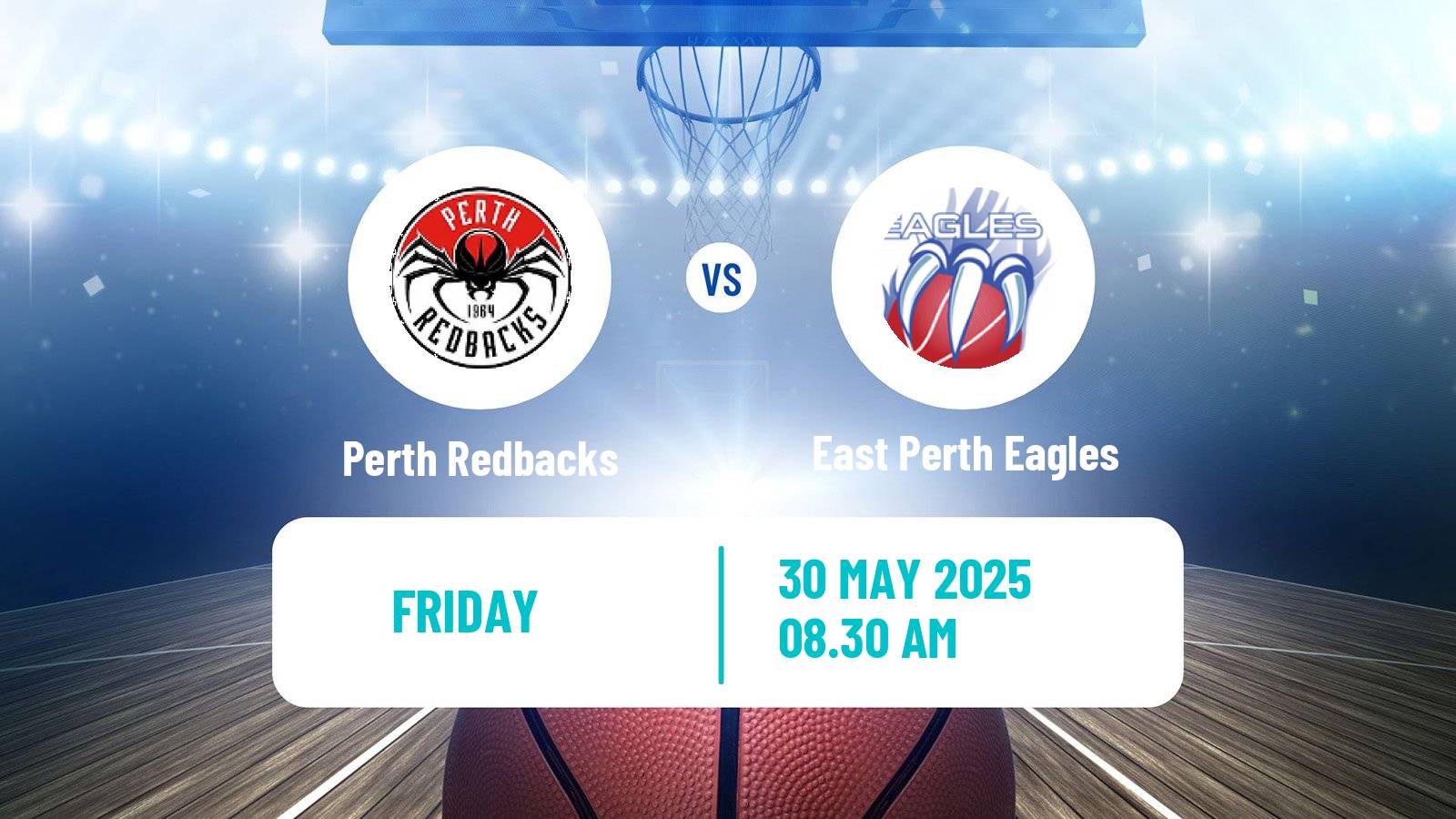 Basketball Australian NBL1 West Perth Redbacks - East Perth Eagles