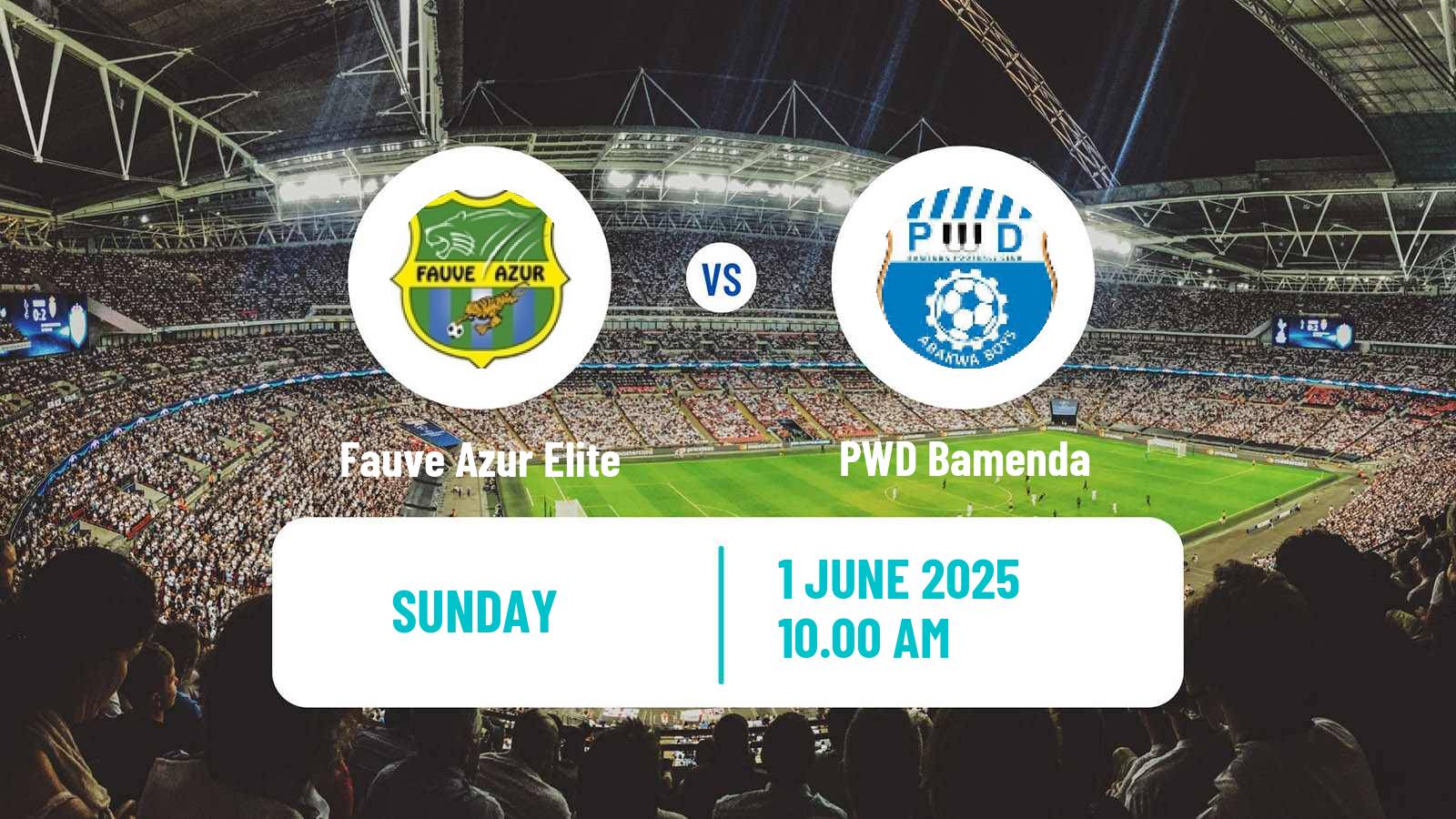 Soccer Cameroon Elite One Fauve Azur Elite - Bamenda