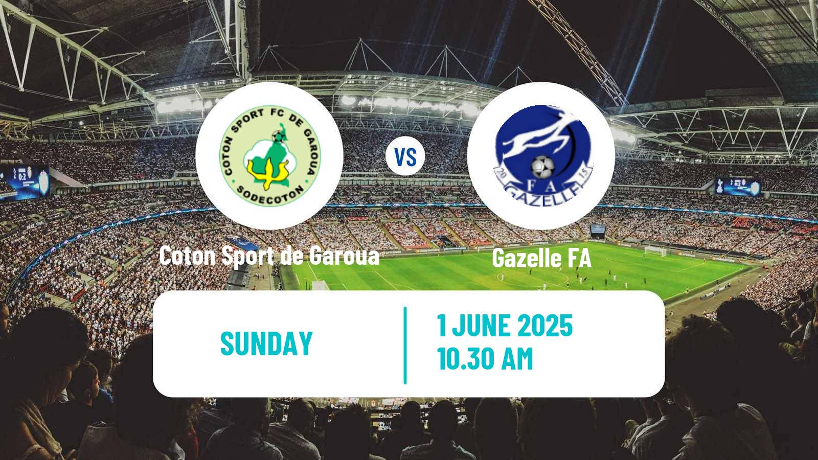 Soccer Cameroon Elite One Coton Sport de Garoua - Gazelle