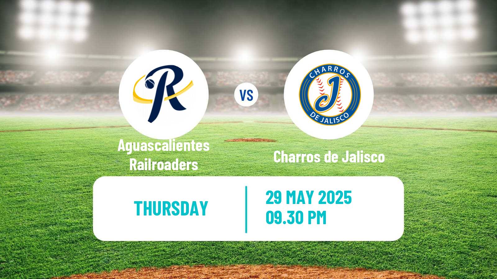 Baseball LMB Aguascalientes Railroaders - Charros de Jalisco