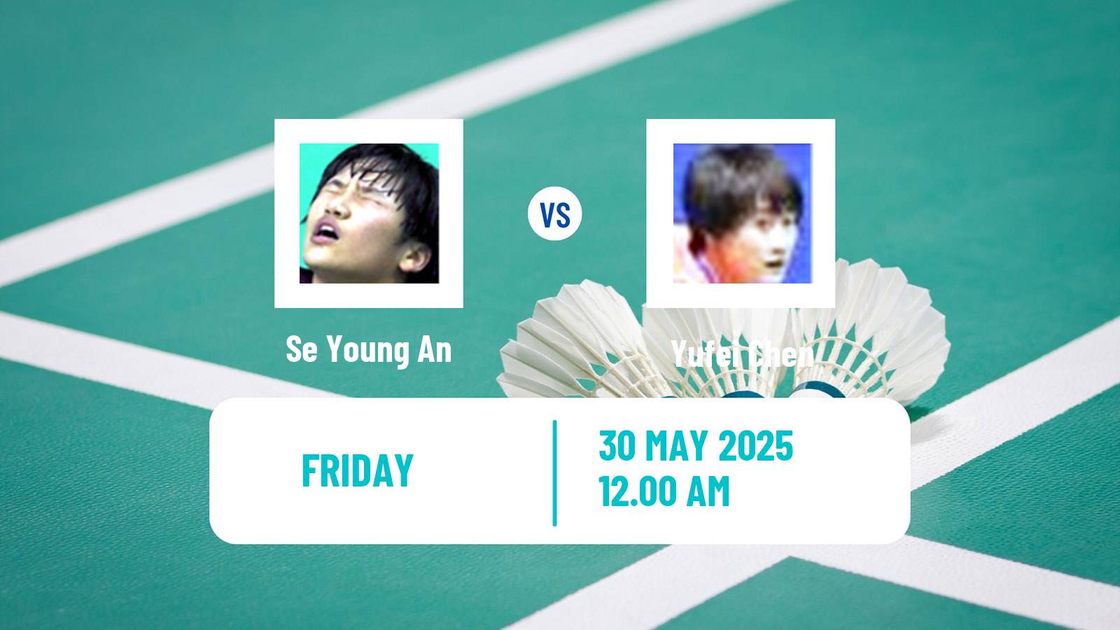 Badminton BWF World Tour Singapore Open Women Se Young An - Yufei Chen