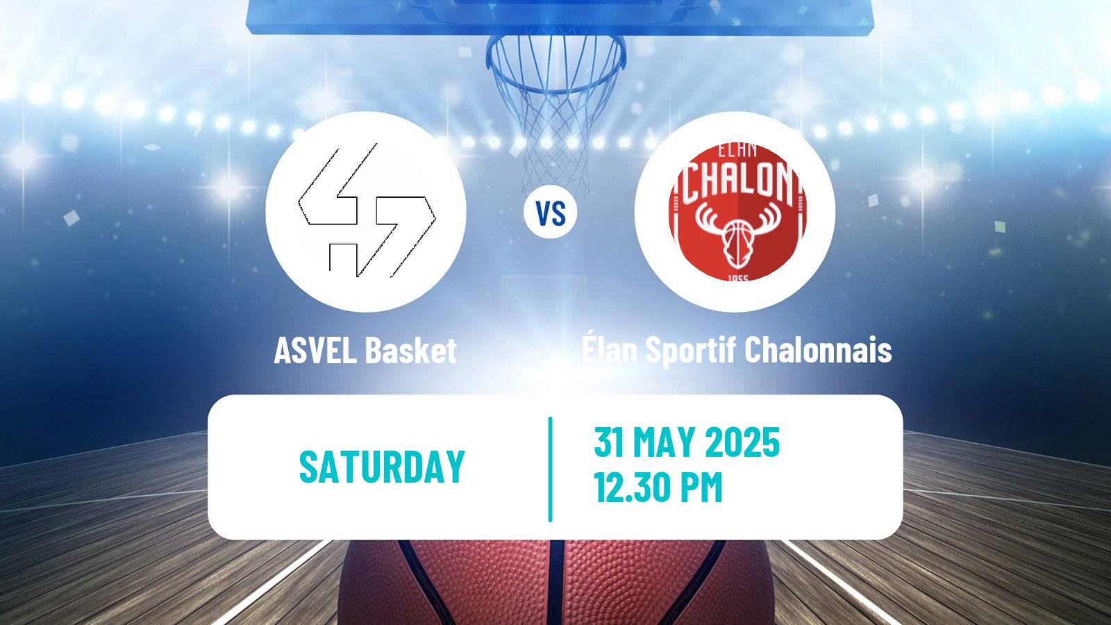 Basketball French LNB ASVEL Basket - Élan Sportif Chalonnais