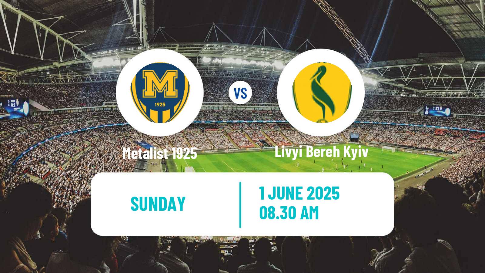 Soccer Ukrainian Persha Liga Metalist 1925 - Livyi Bereh Kyiv