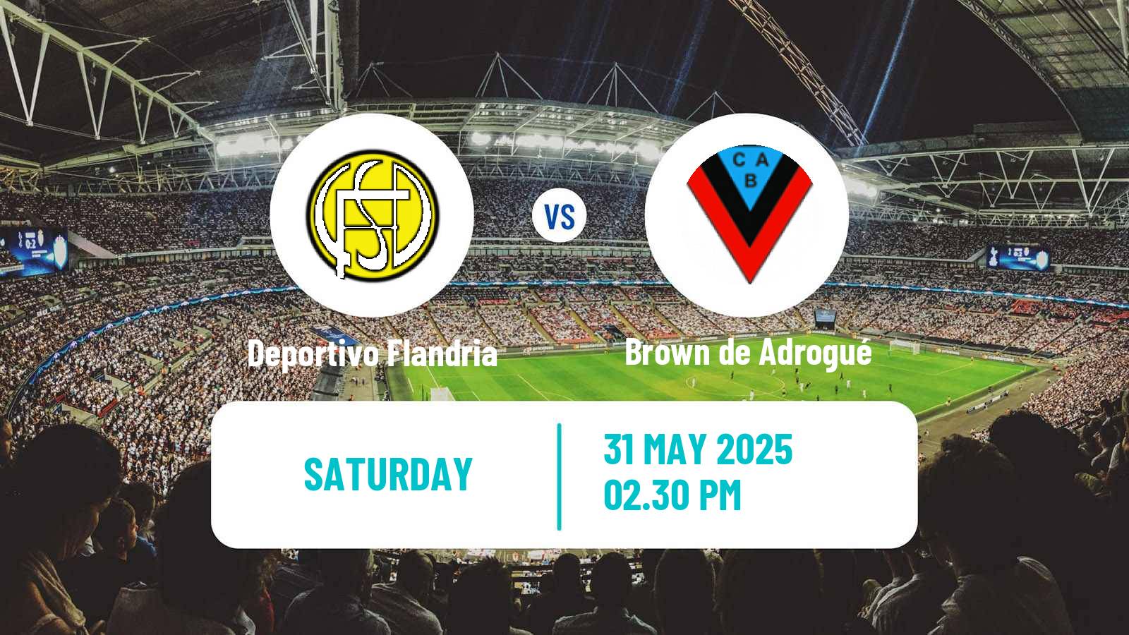 Soccer Argentinian Primera B Deportivo Flandria - Brown de Adrogué