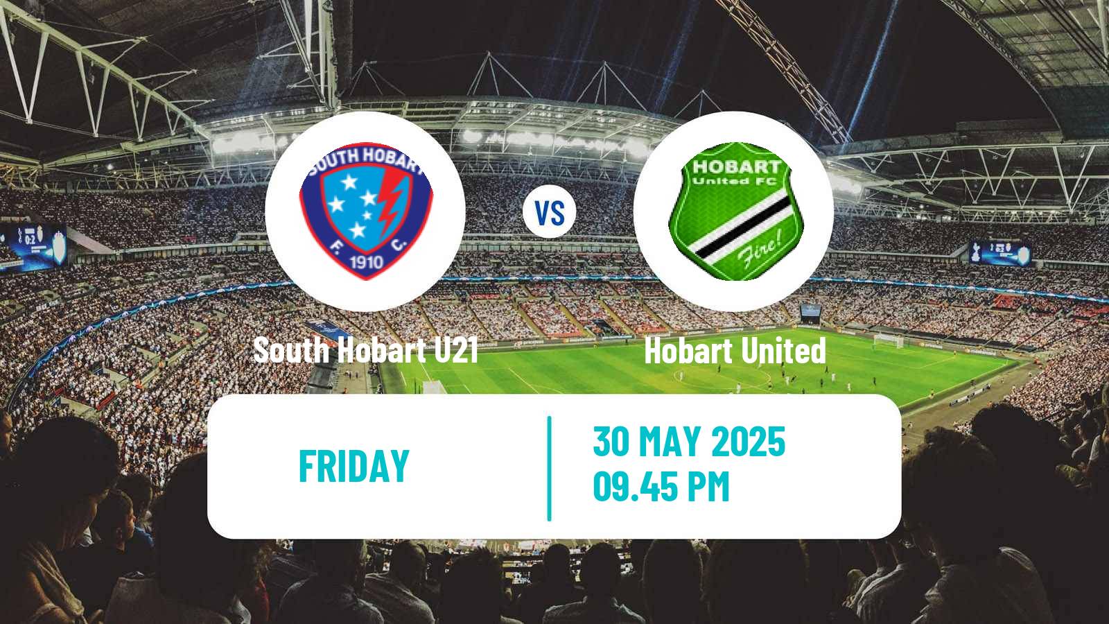 Soccer Australian Tasmania Southern Championship South Hobart U21 - Hobart United