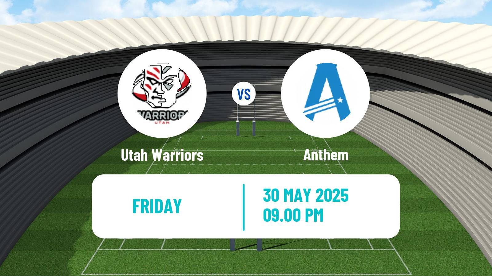 Rugby union USA Major League Rugby Utah Warriors - Anthem