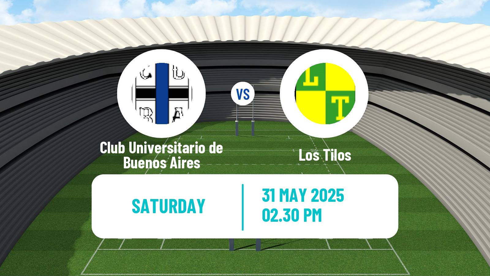 Rugby union Argentinian Top 13 Rugby Club Universitario de Buenos Aires - Los Tilos