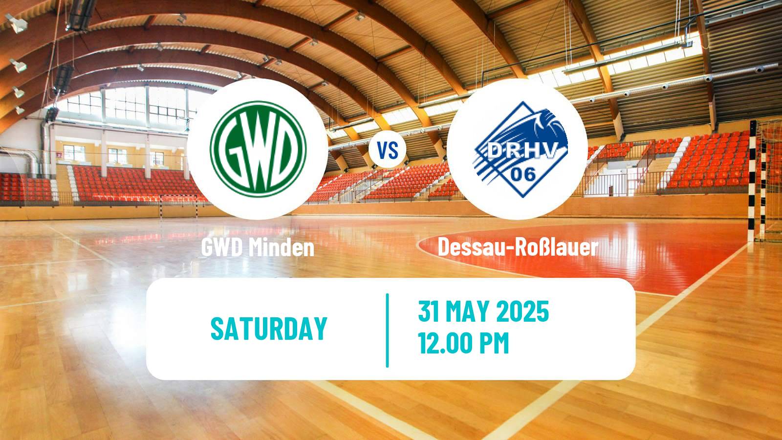 Handball German 2 Bundesliga Handball GWD Minden - Dessau-Roßlauer