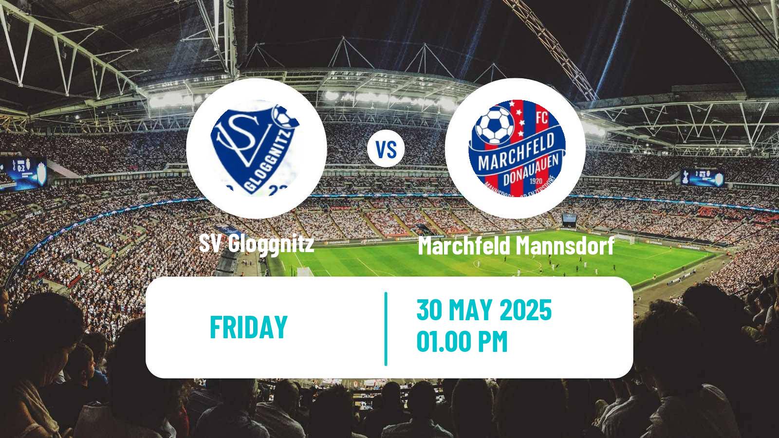 Soccer Austrian Regionalliga East Gloggnitz - Marchfeld Mannsdorf