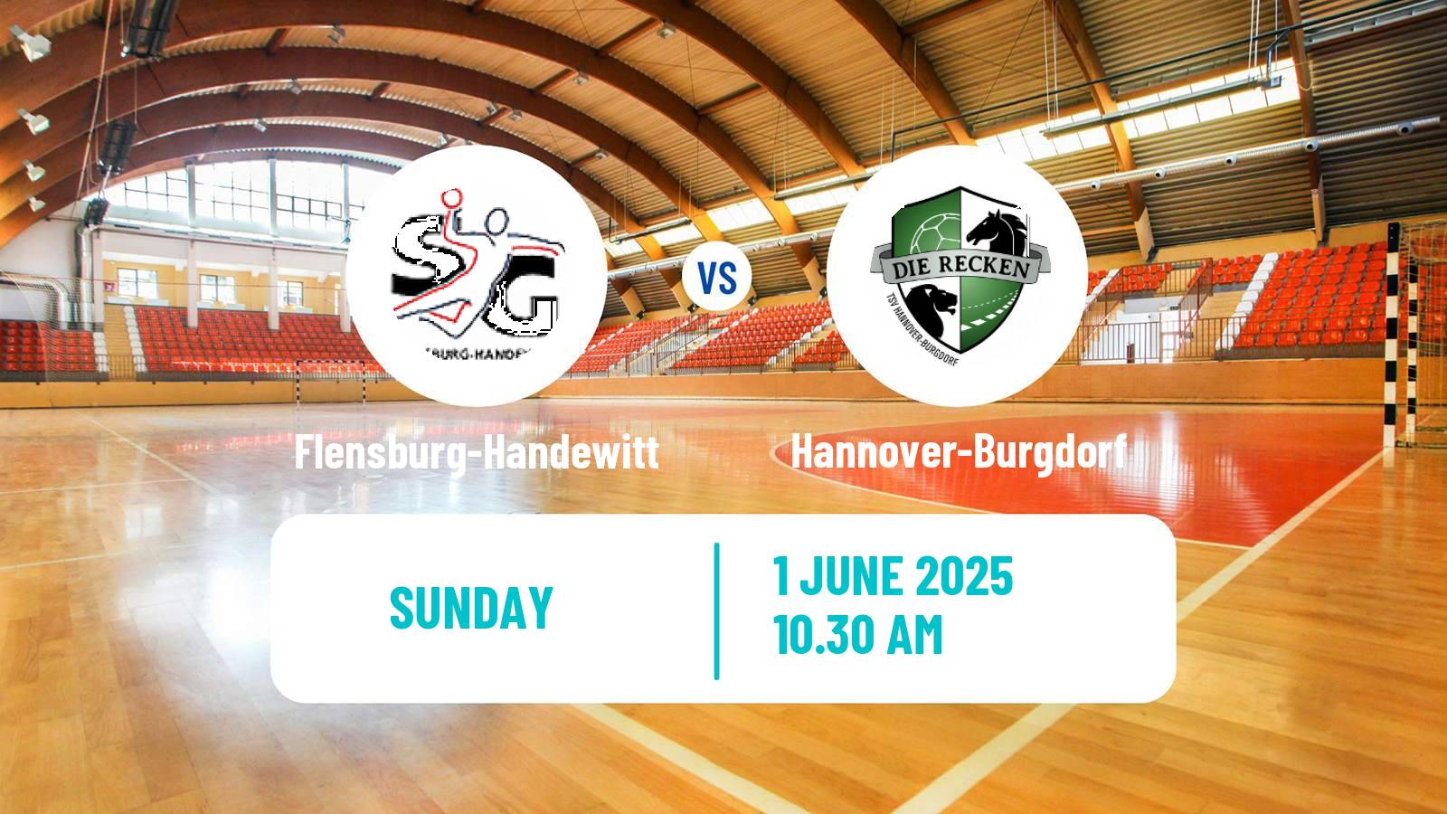 Handball German Bundesliga Handball Flensburg-Handewitt - Hannover-Burgdorf
