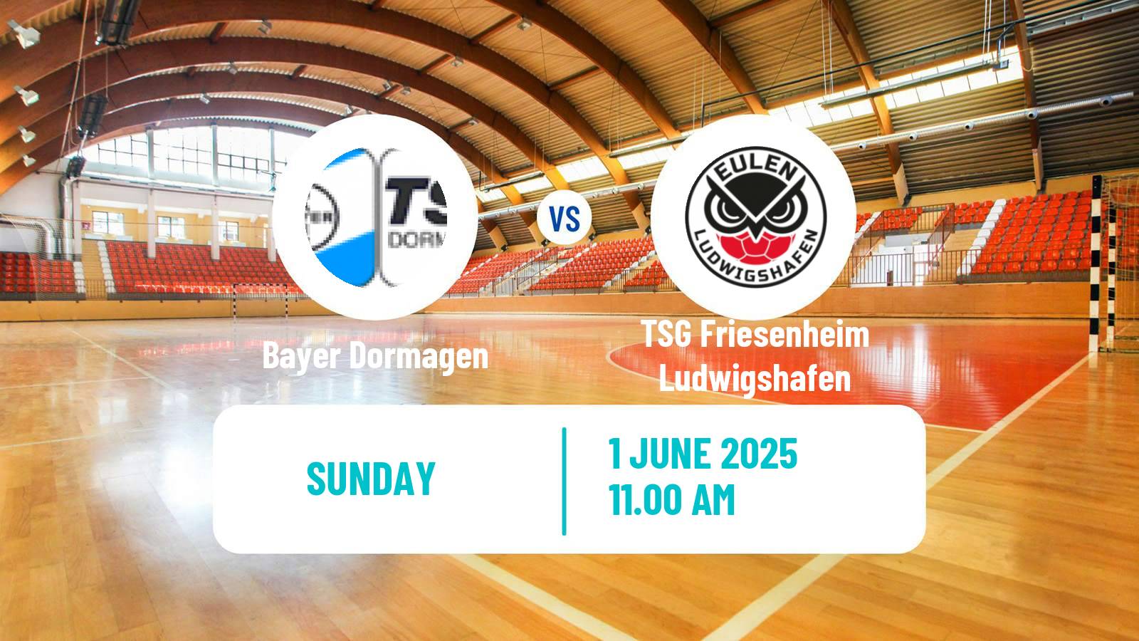 Handball German 2 Bundesliga Handball Bayer Dormagen - TSG Friesenheim Ludwigshafen