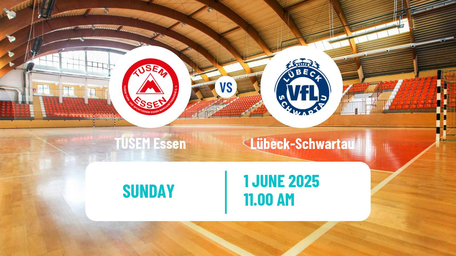 Handball German 2 Bundesliga Handball TUSEM Essen - Lübeck-Schwartau