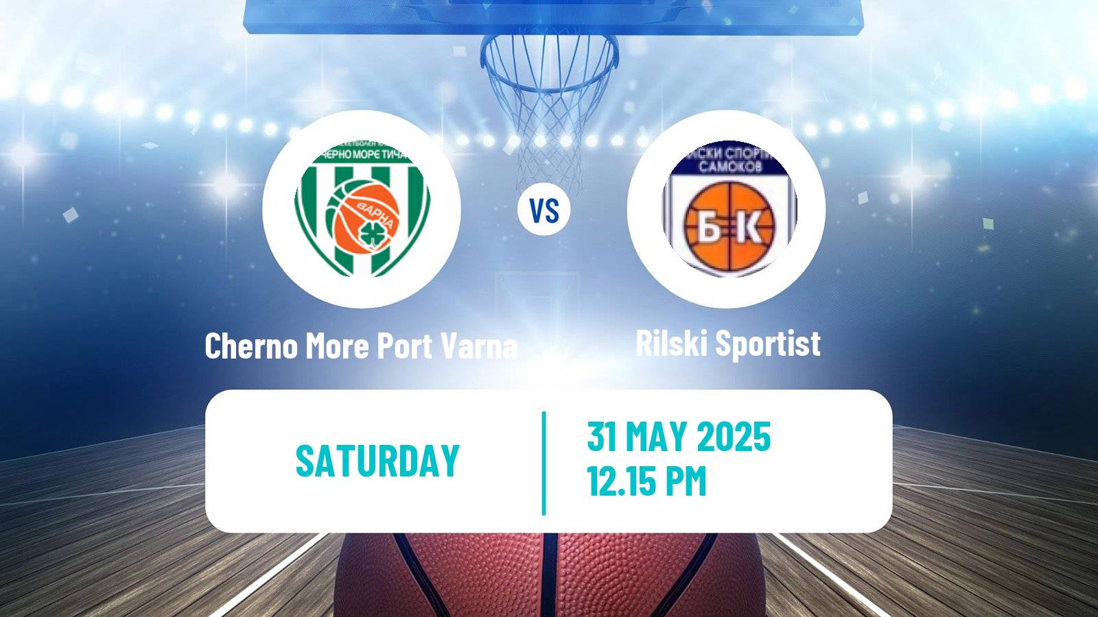 Basketball Bulgarian NBL Cherno More Port Varna - Rilski Sportist