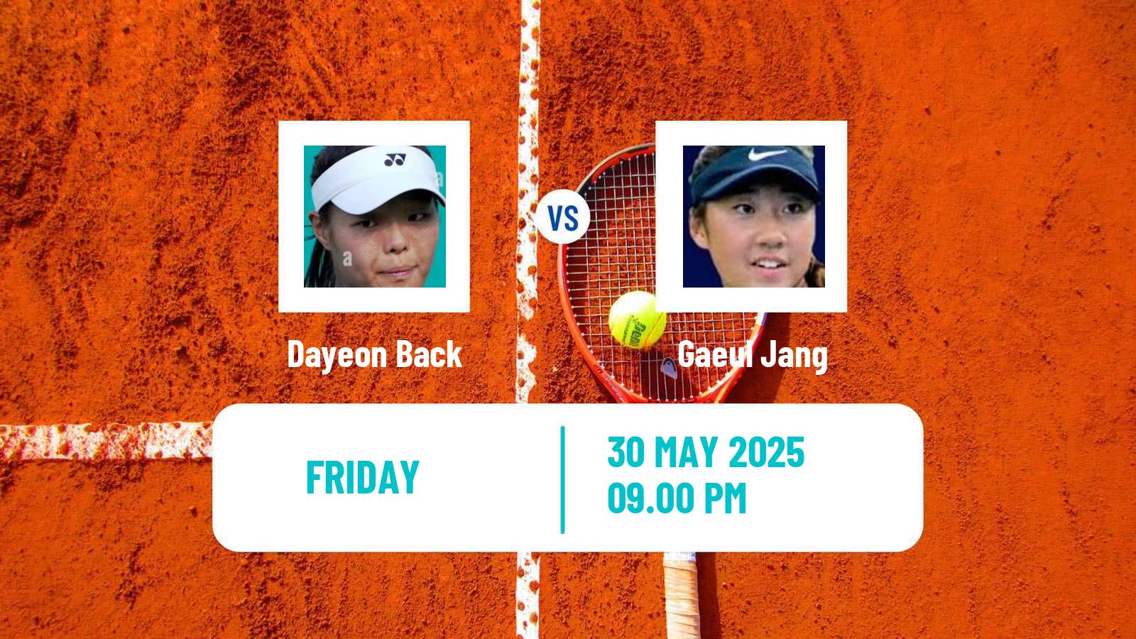 Tennis ITF W15 Daegu Women Dayeon Back - Gaeul Jang