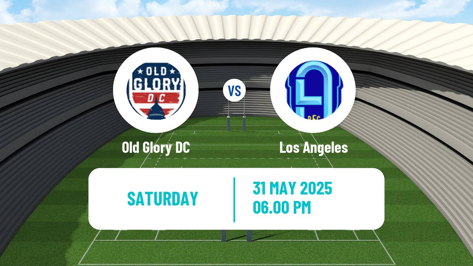 Rugby union USA Major League Rugby Old Glory DC - Los Angeles