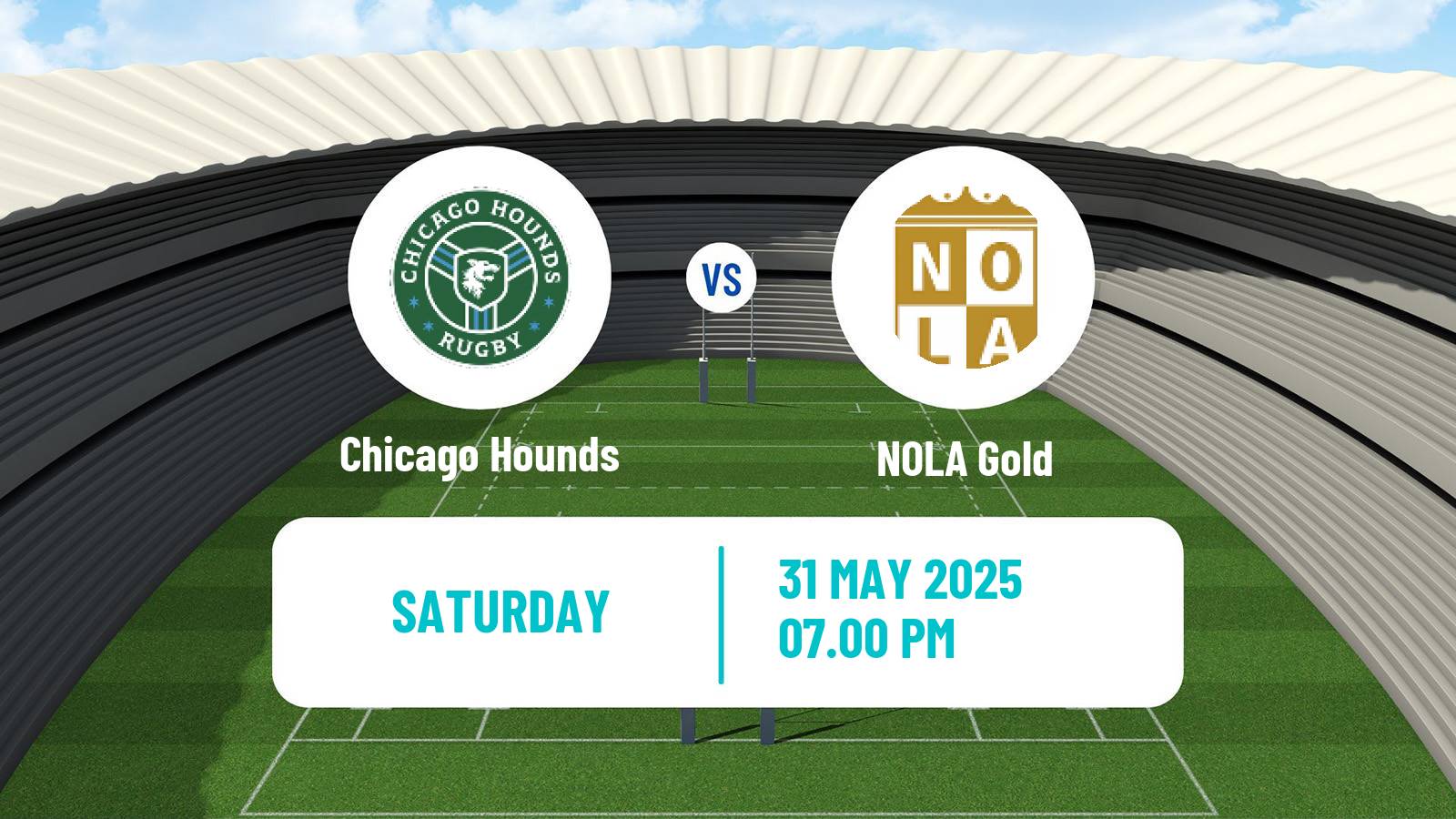 Rugby union USA Major League Rugby Chicago Hounds - NOLA Gold