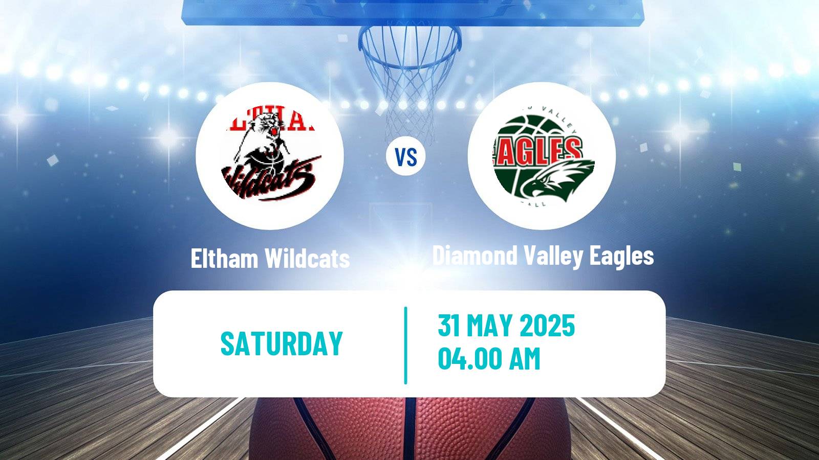 Basketball Australian NBL1 South Women Eltham Wildcats - Diamond Valley Eagles