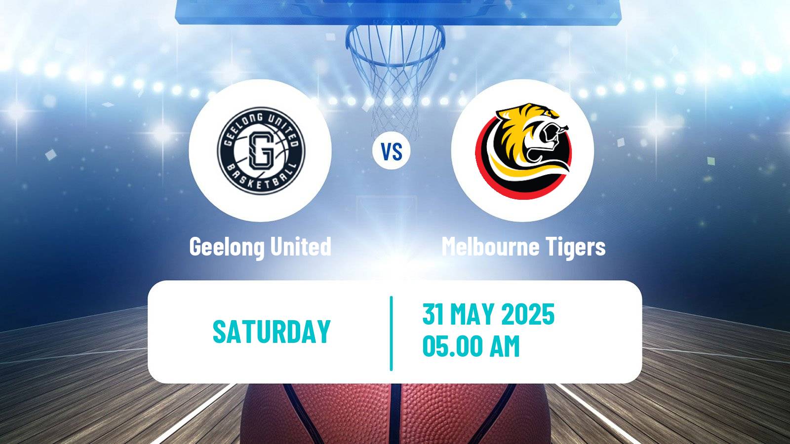 Basketball Australian NBL1 South Geelong United - Melbourne Tigers