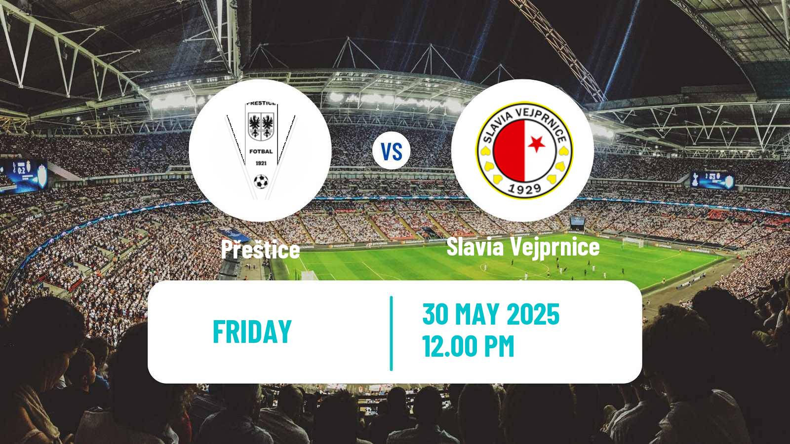 Soccer Czech Division A Přeštice - Slavia Vejprnice