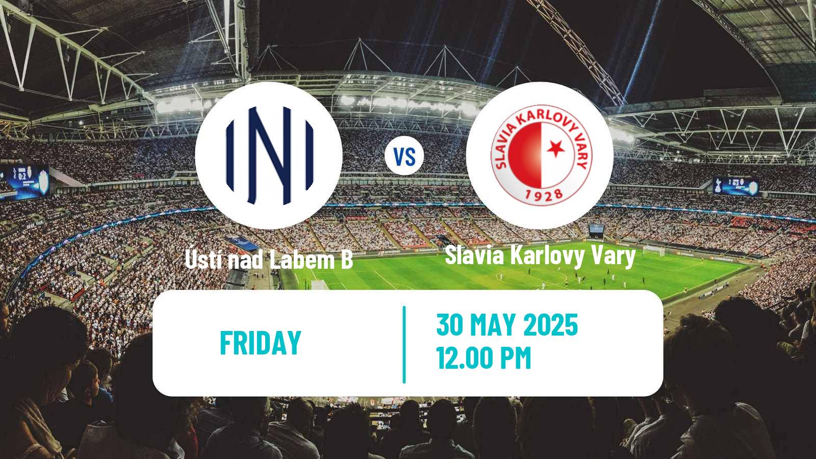Soccer Czech Division B Ústí nad Labem B - Slavia Karlovy Vary