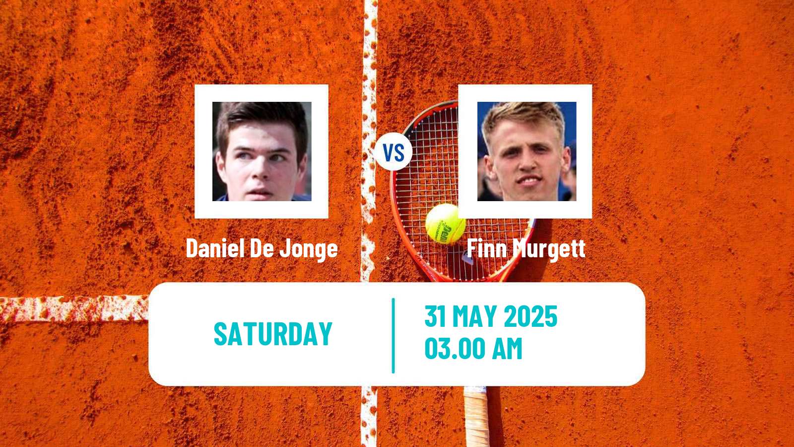 Tennis ITF M15 Kayseri Men Daniel De Jonge - Finn Murgett