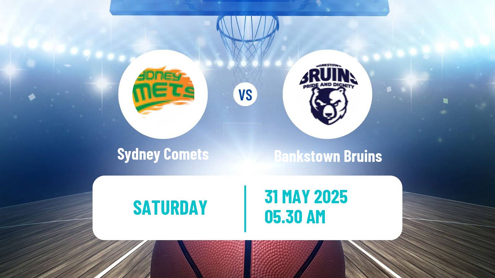 Basketball Australian NBL1 East Sydney Comets - Bankstown Bruins