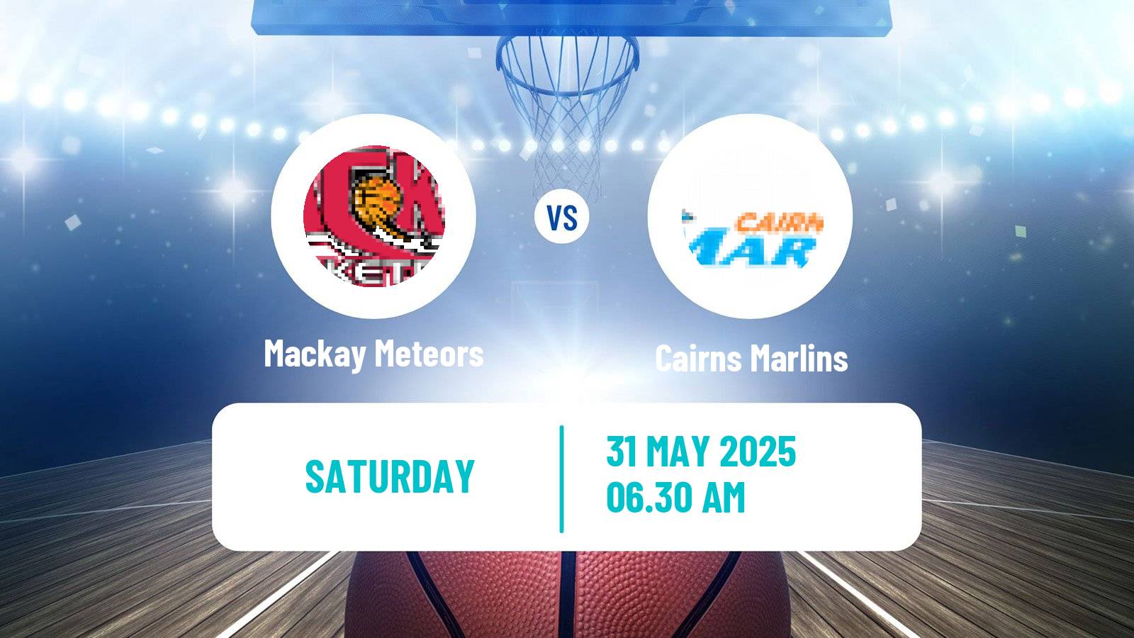 Basketball Australian NBL1 North Mackay Meteors - Cairns Marlins