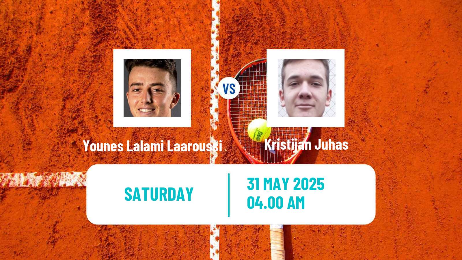 Tennis ITF M15 Kursumlijska Banja 5 Men Younes Lalami Laaroussi - Kristijan Juhas