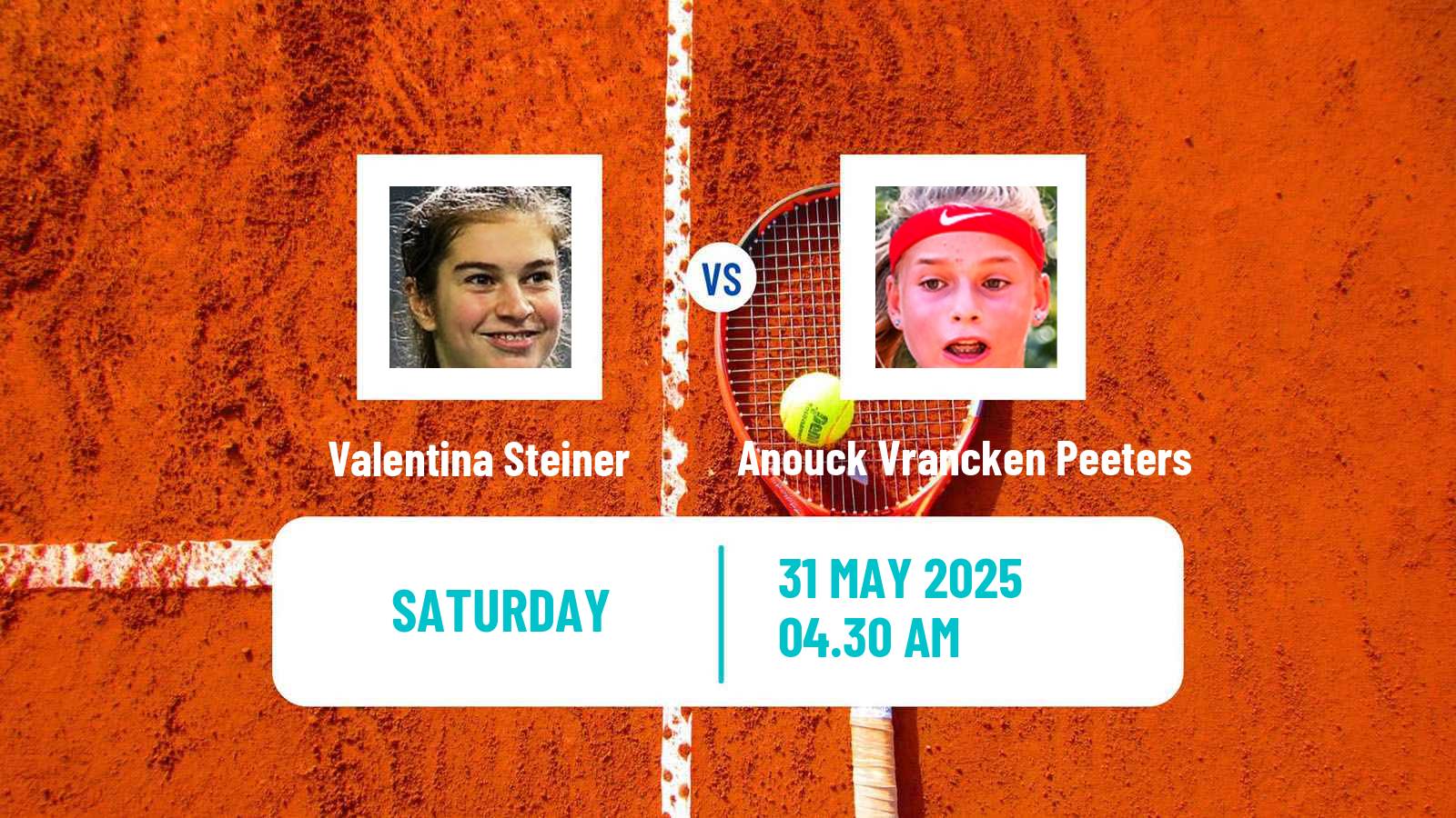 Tennis ITF W15 Merzig Women Valentina Steiner - Anouck Vrancken Peeters