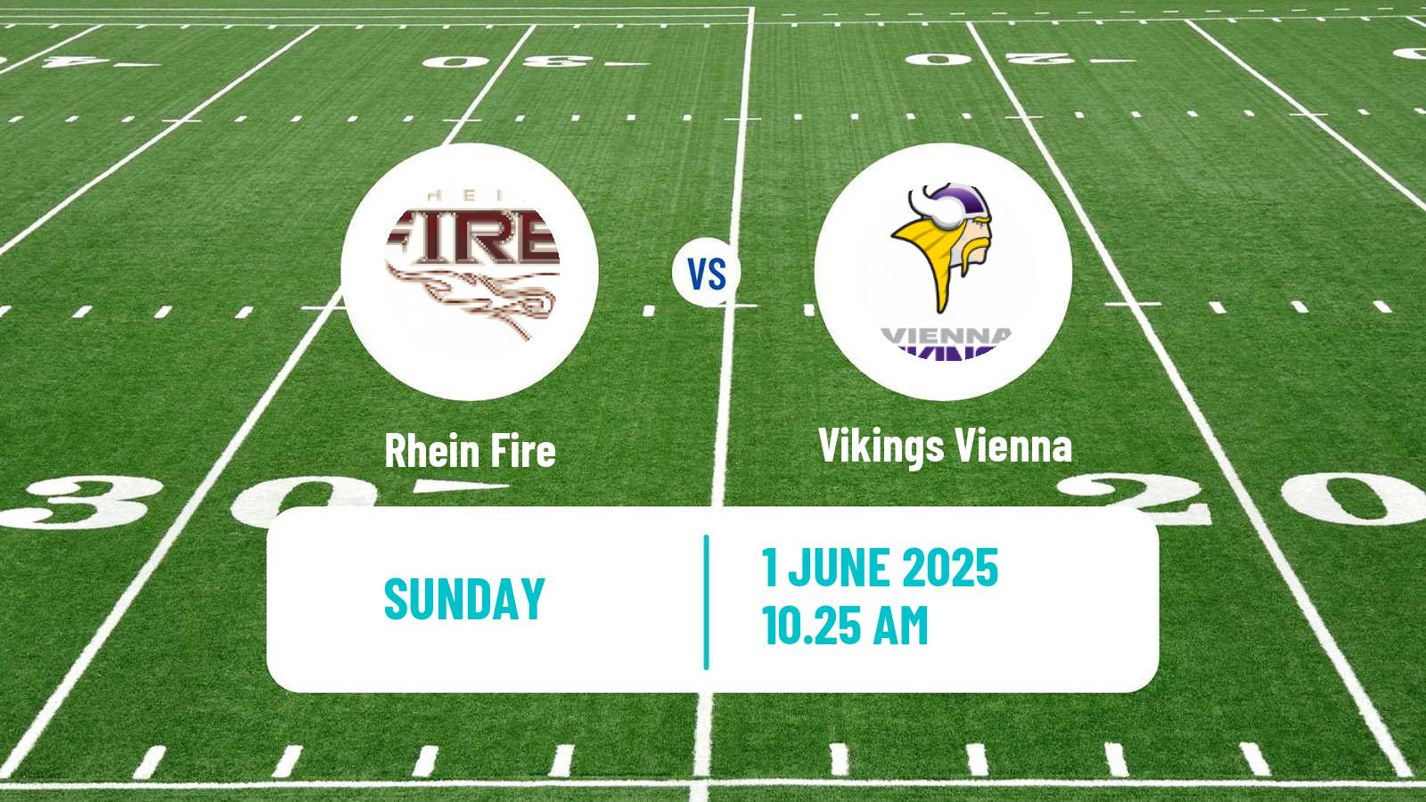 American football European League of American Football Rhein Fire - Vikings Vienna