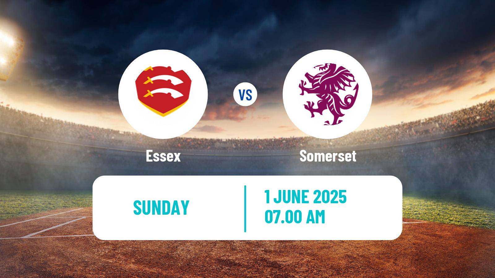 Cricket Vitality Blast Women Essex - Somerset