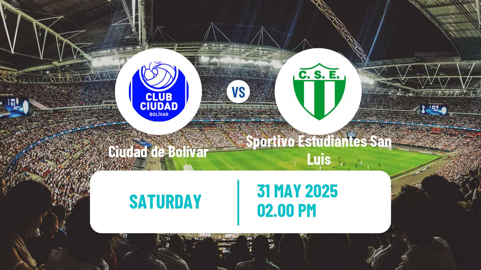 Soccer Argentinian Torneo Federal Ciudad de Bolívar - Sportivo Estudiantes San Luis
