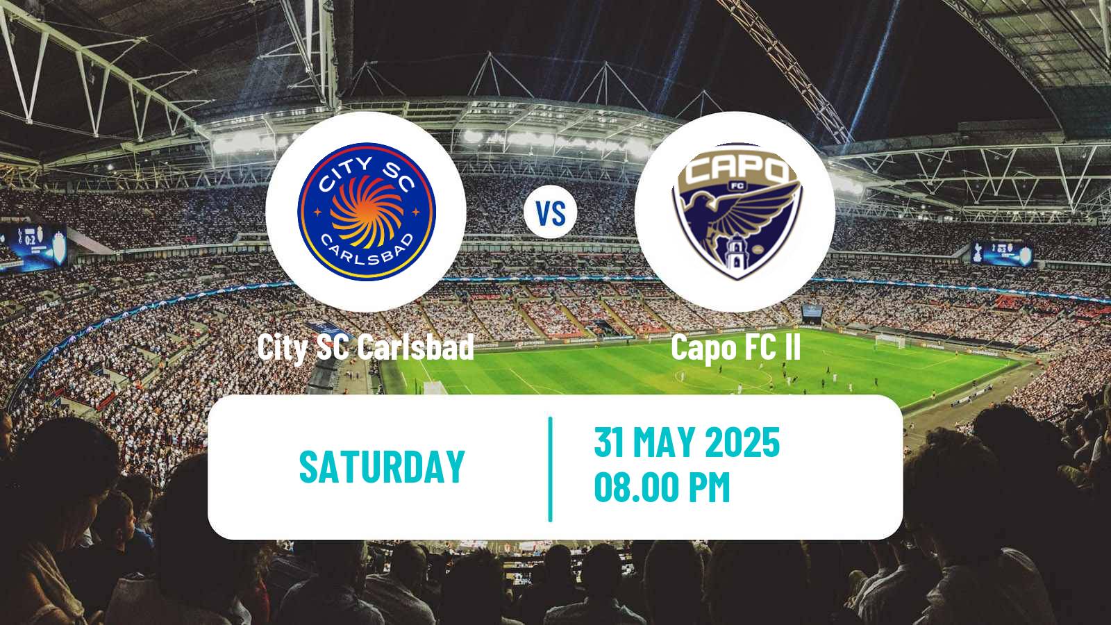Soccer USL League Two City SC Carlsbad - Capo II