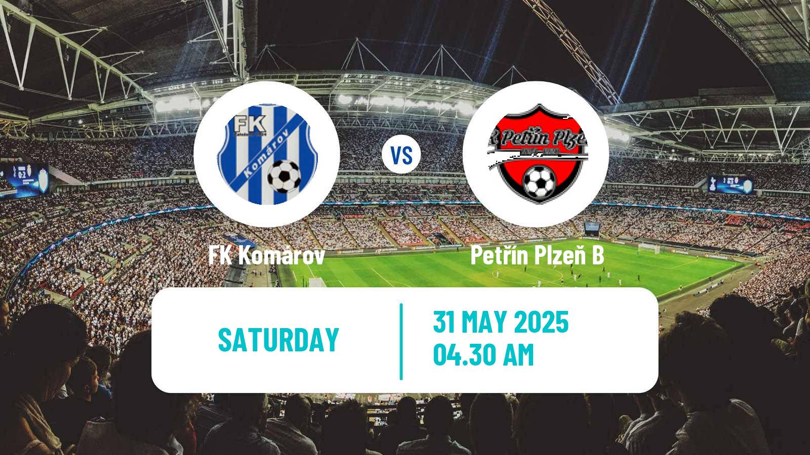 Soccer Czech Division A Komárov - Petřín Plzeň B