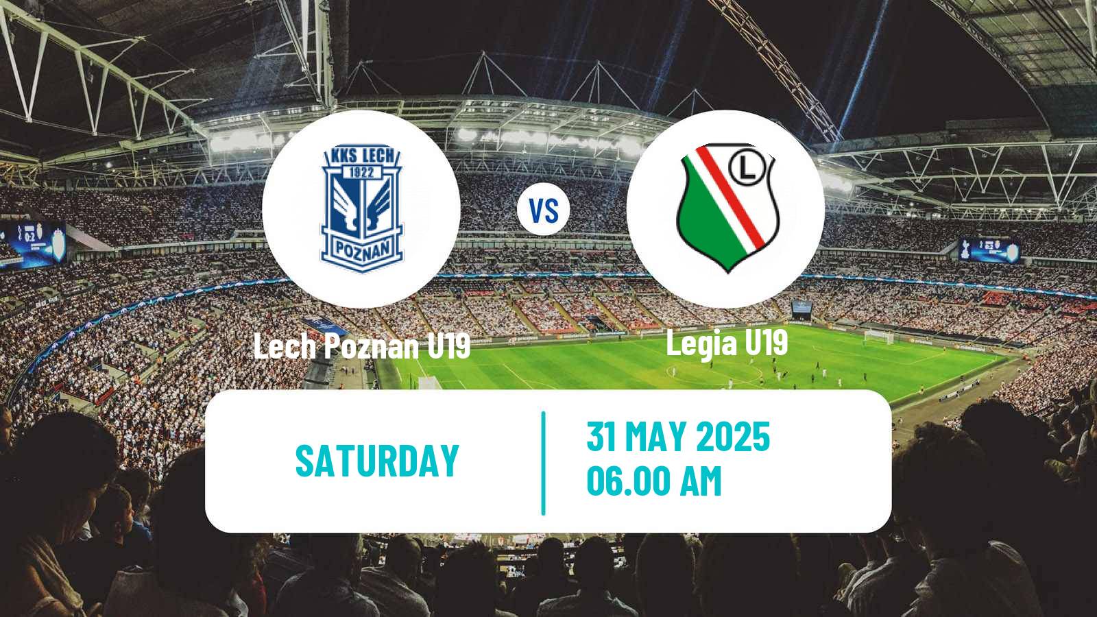 Soccer Polish Central Youth League Lech Poznan U19 - Legia U19