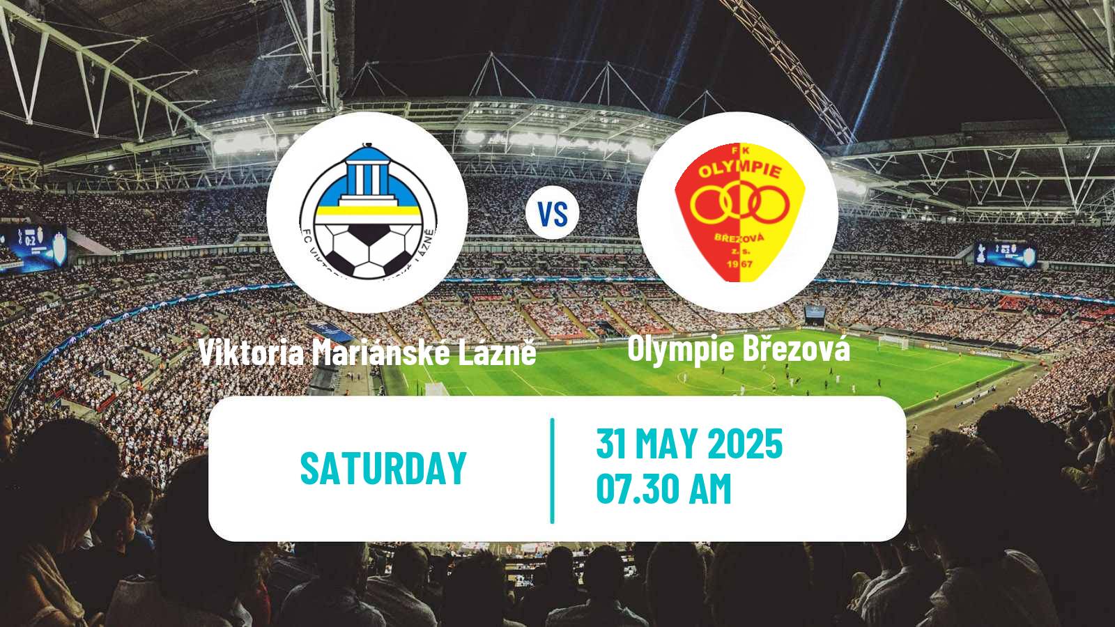 Soccer Czech Division B Viktoria Mariánské Lázně - Olympie Březová