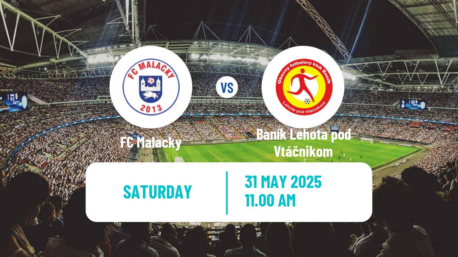 Soccer Slovak 3 Liga West Malacky - Baník Lehota pod Vtáčnikom