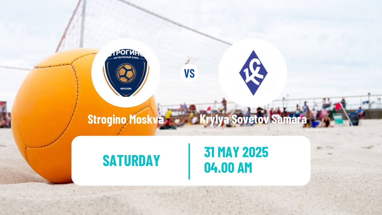 Beach soccer Superliga Strogino Moskva - Krylya Sovetov Samara
