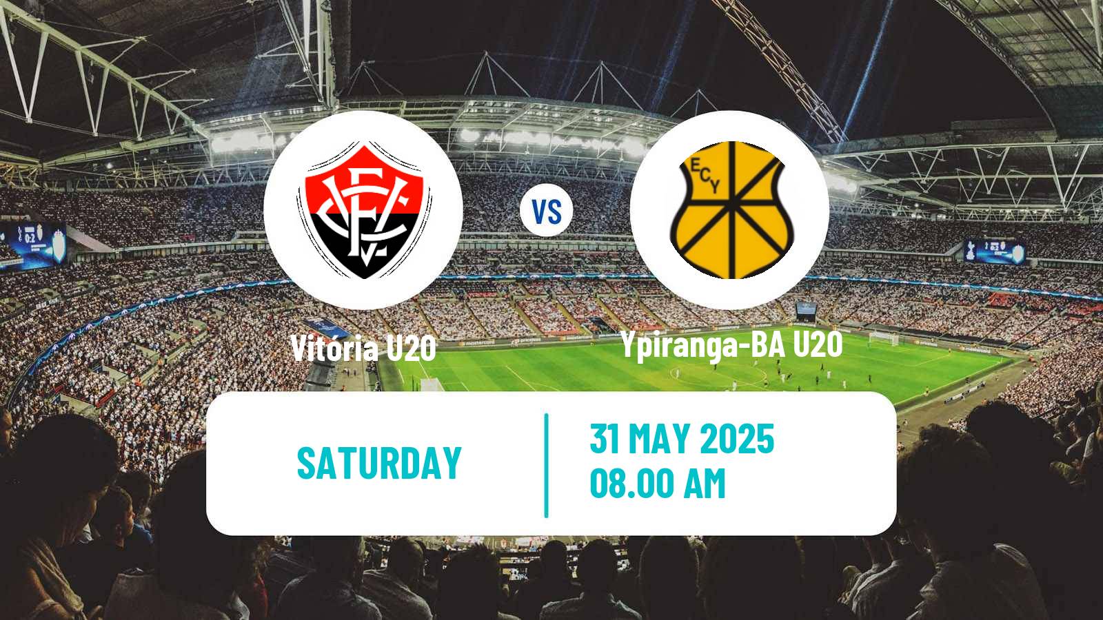 Soccer Brazilian Baiano U20 Vitória U20 - Ypiranga-BA U20